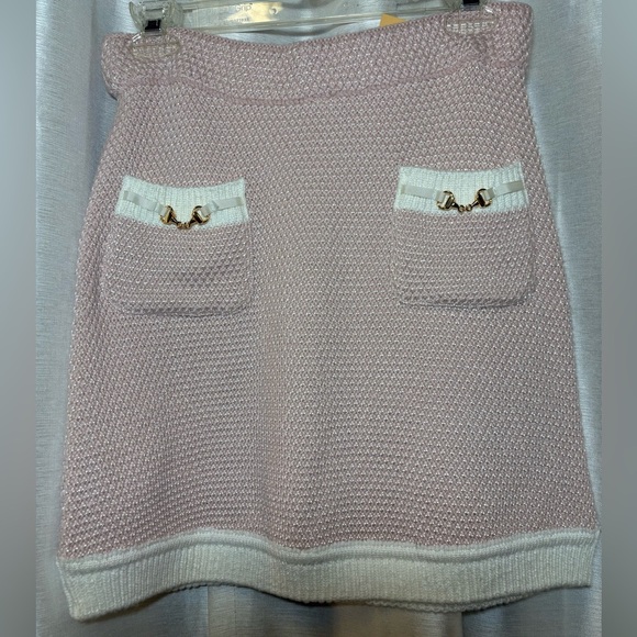 NWT Luxury Designer PAOLA BERNARDI Alana Skirt Pink Medium - Picture 3 of 14